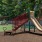 a playground with a slide