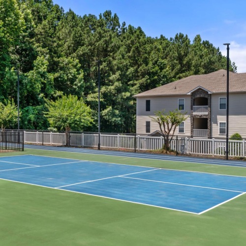 The essence of exceptional living a pickle ball court